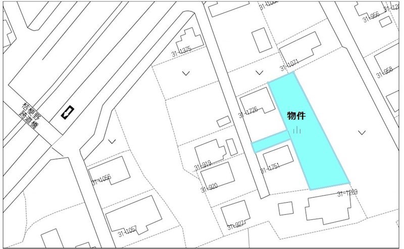 2020　八戸市大字市川町字尻引前山　土地 案内図