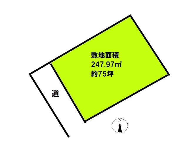 2022　八戸市松ヶ丘　土地 地形図