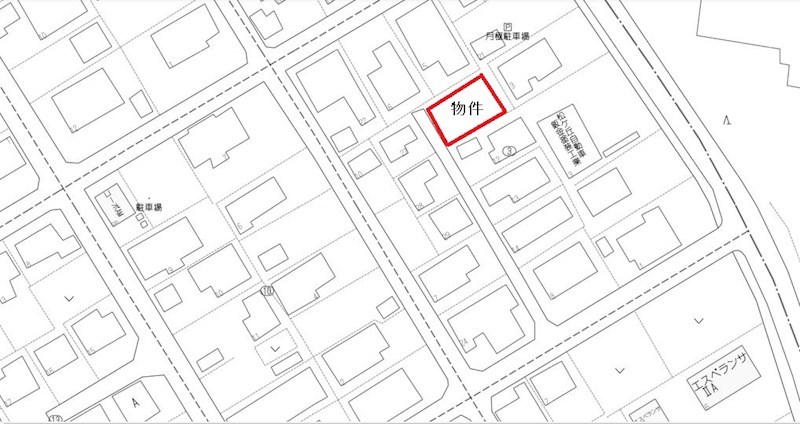 2022　八戸市松ヶ丘　土地 案内図