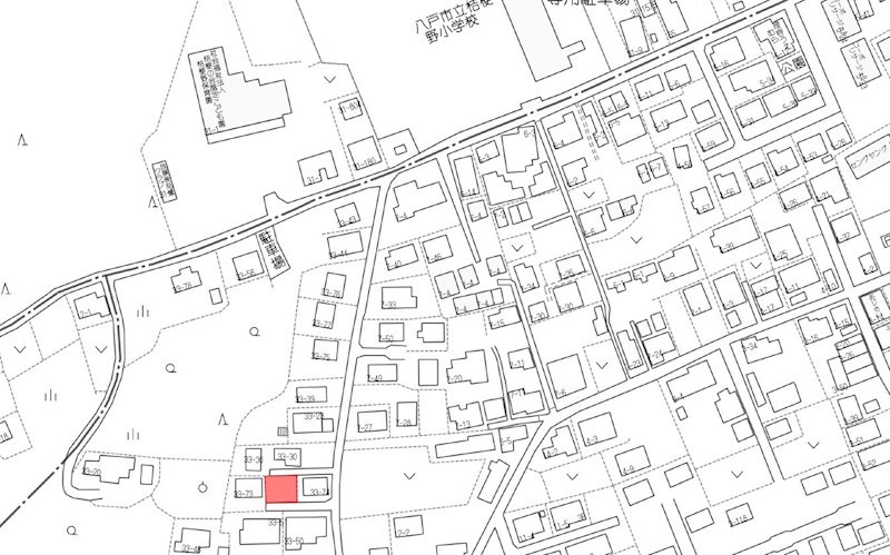 2087　八戸市大字市川町字桔梗野上　土地 案内図