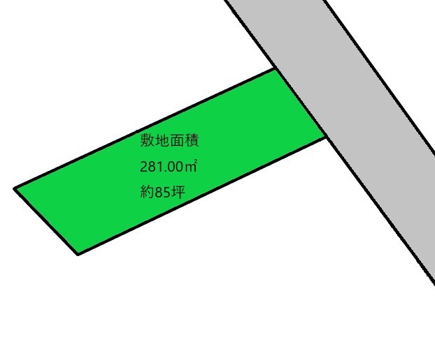 2097　八戸市大字市川町字長者久保　土地 地形図