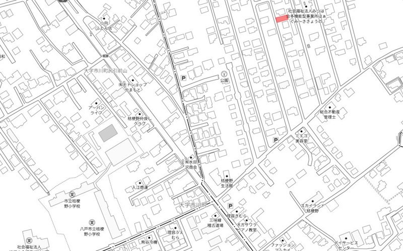2099　八戸市大字市川町字桔梗野　土地 案内図