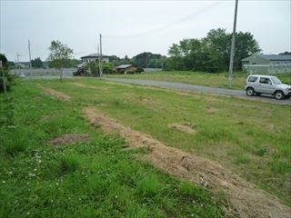 2180　三戸郡階上町蒼前西１丁目　土地※ただ今商談中です 現地写真