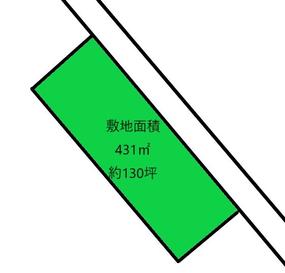 2180　三戸郡階上町蒼前西１丁目　土地※ただ今商談中です 地形図