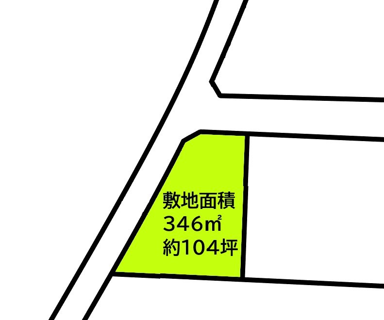 2231　青森県上北郡おいらせ町神明前 間取図・土地図