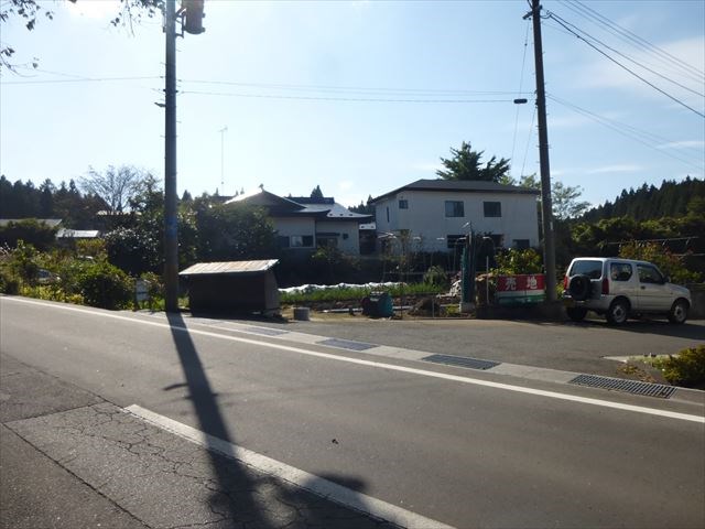 2283　上北郡おいらせ町神明前　土地※ただ今商談中です 現地写真（前面道路含む現地写真）