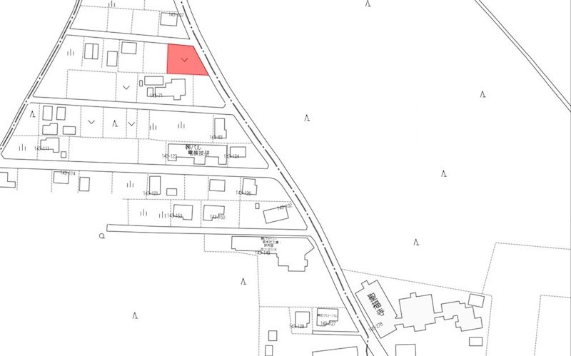 2283　上北郡おいらせ町神明前　土地※ただ今商談中です 現地案内図