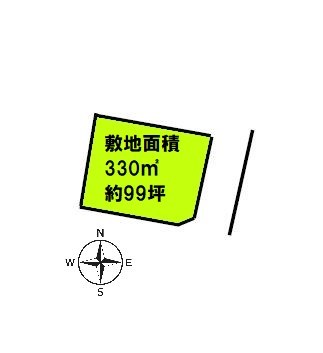 2284　階上町大字道仏字横沢山　土地 地形図