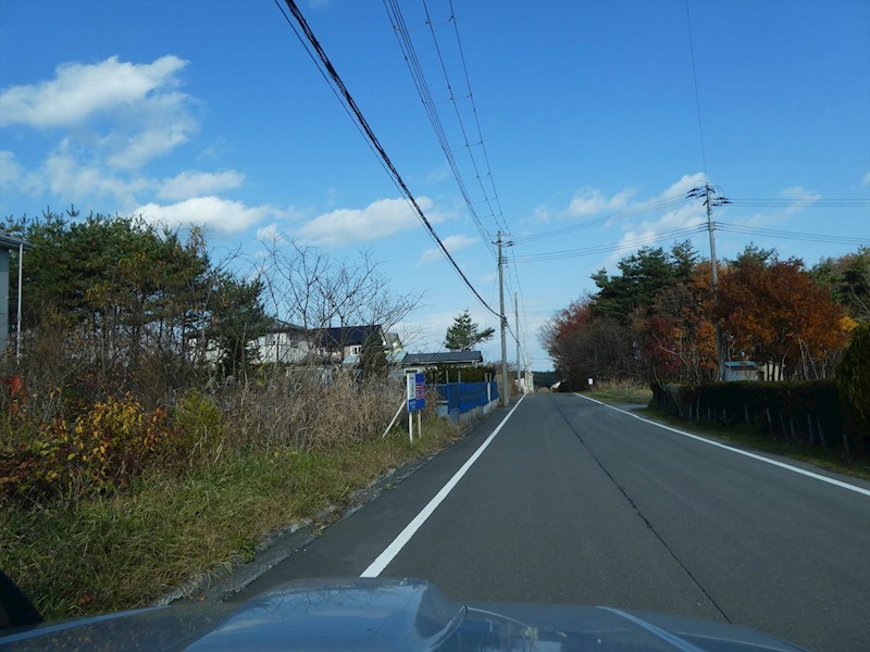 2284　階上町大字道仏字横沢山　土地 現地写真（前面道路含む現地写真）