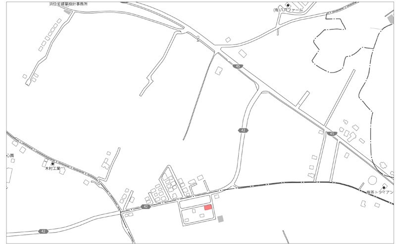 2286　階上町大字道仏字町道端　土地 現地案内図
