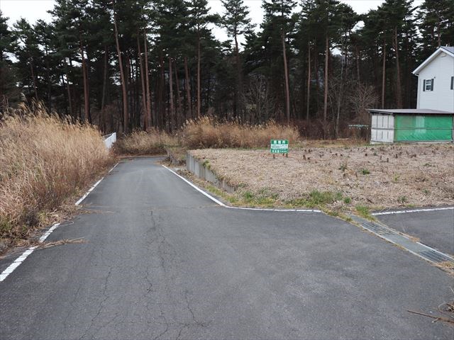 2286　階上町大字道仏字町道端　土地 現地写真（前面道路含む現地写真）