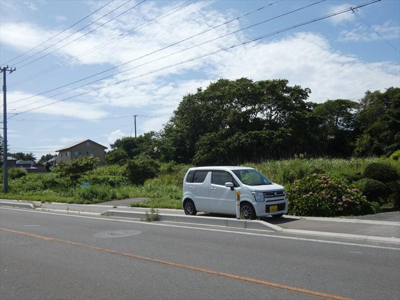 2315　上北郡おいらせ町二川目四丁目　土地 現地写真（前面道路含む現地写真）