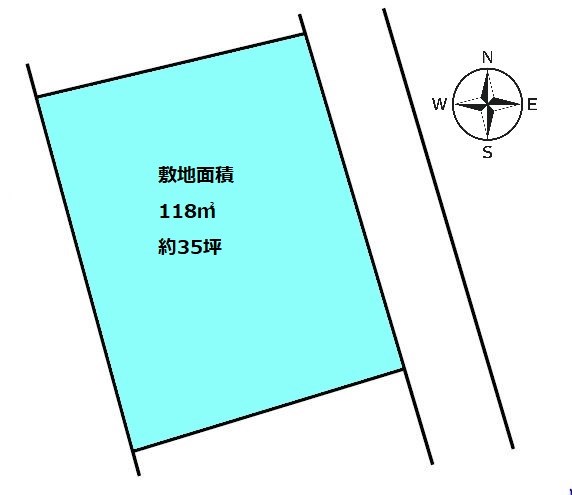 2364　八戸市大字市川町字桔梗野　土地 地形図