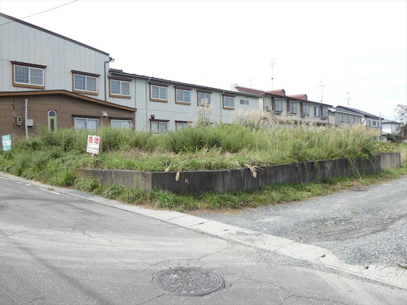 2429　三戸郡階上町蒼前西一丁目　土地 現地写真（前面道路含む現地写真）