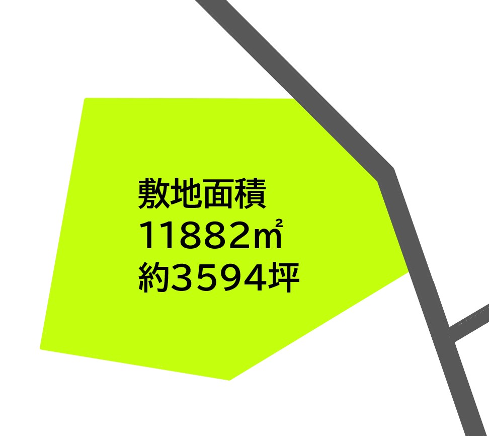 2536　八戸市大字大久保字大塚　土地※ただ今商談中です 間取図・土地図