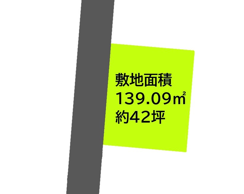 2550　八戸市根城2丁目　土地※ただ今商談中です 間取図・土地図