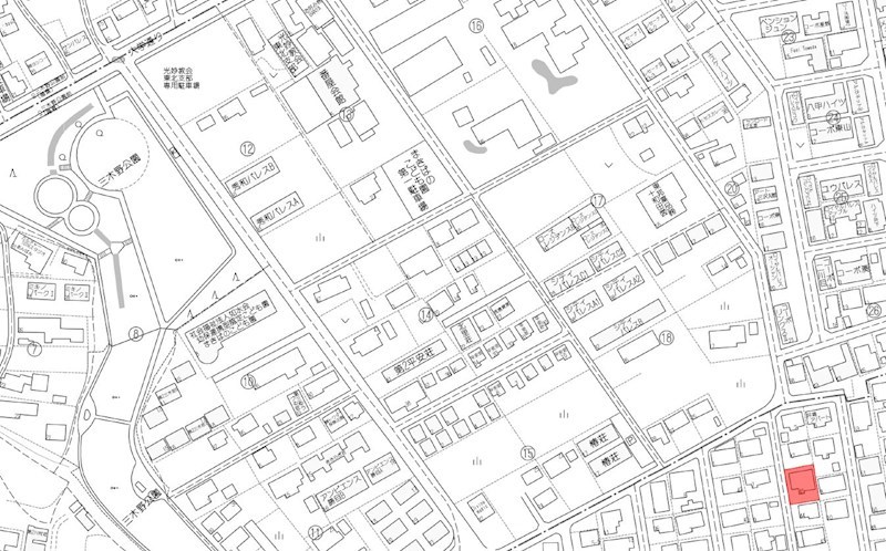 5476　十和田市東二十四番町　中古住宅※ただいま商談中です 現地案内図