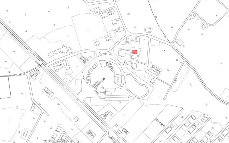 5480　三戸郡階上町大字道仏字耳ヶ吠　中古住宅※ただいま商談中です 現地案内図