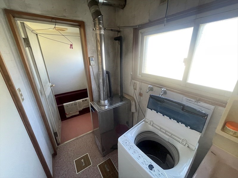 5480　三戸郡階上町大字道仏字耳ヶ吠　中古住宅※ただいま商談中です 内観写真（洗面台・洗面所）