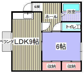 コーポAM桔梗野 間取り
