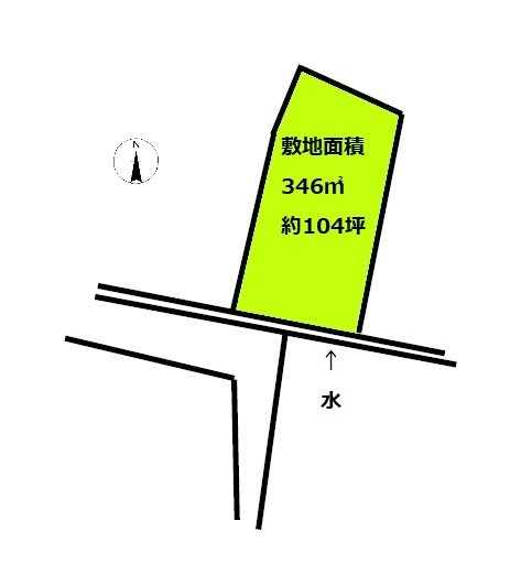 2481　おいらせ町中下田　土地※ただいま商談中です 地形図
