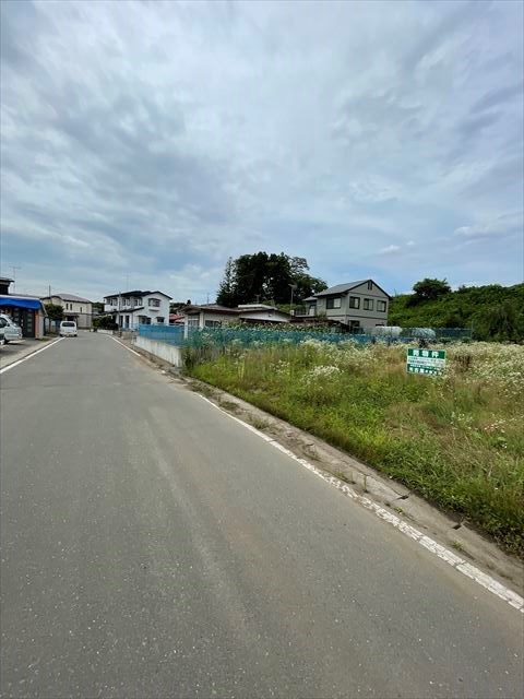 2481　おいらせ町中下田　土地※ただいま商談中です 現地写真（前面道路含む現地写真）