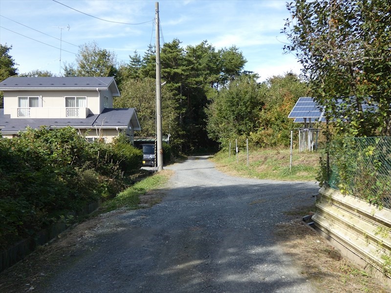 2523　三戸郡階上町大字角柄折字平　土地 現地写真（前面道路含む現地写真）