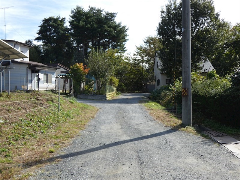 2523　三戸郡階上町大字角柄折字平　土地 現地写真（前面道路含む現地写真）