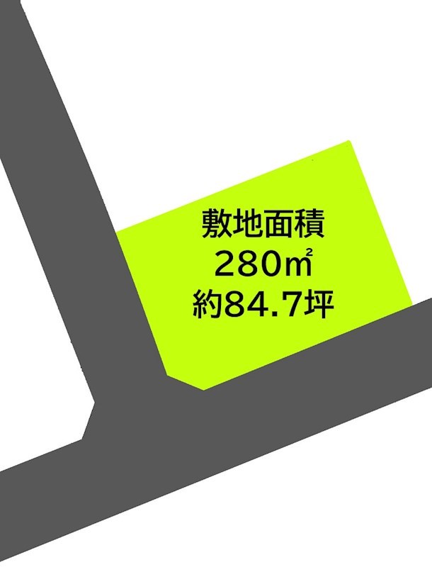 2525　三戸郡階上町大字道仏字天当平　土地※ただ今商談中です 間取図・土地図