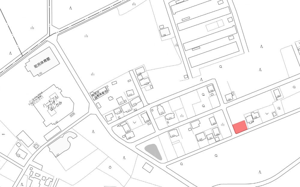 2525　三戸郡階上町大字道仏字天当平　土地※ただ今商談中です 現地案内図