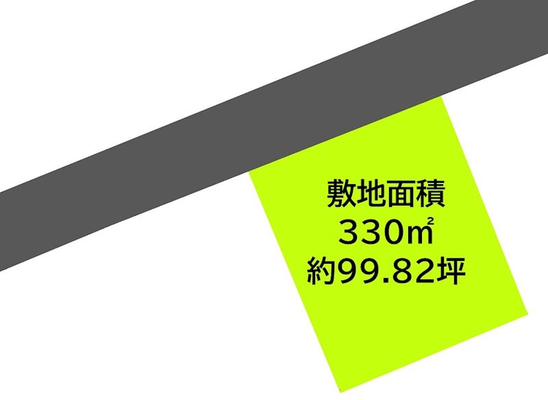 2526　三戸郡階上町大字道仏字天当平　土地 間取図・土地図