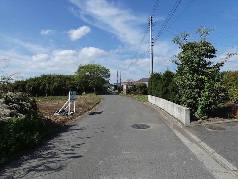 2531　上北郡おいらせ町三本木　土地※ただ今商談中です 現地写真（前面道路含む現地写真）