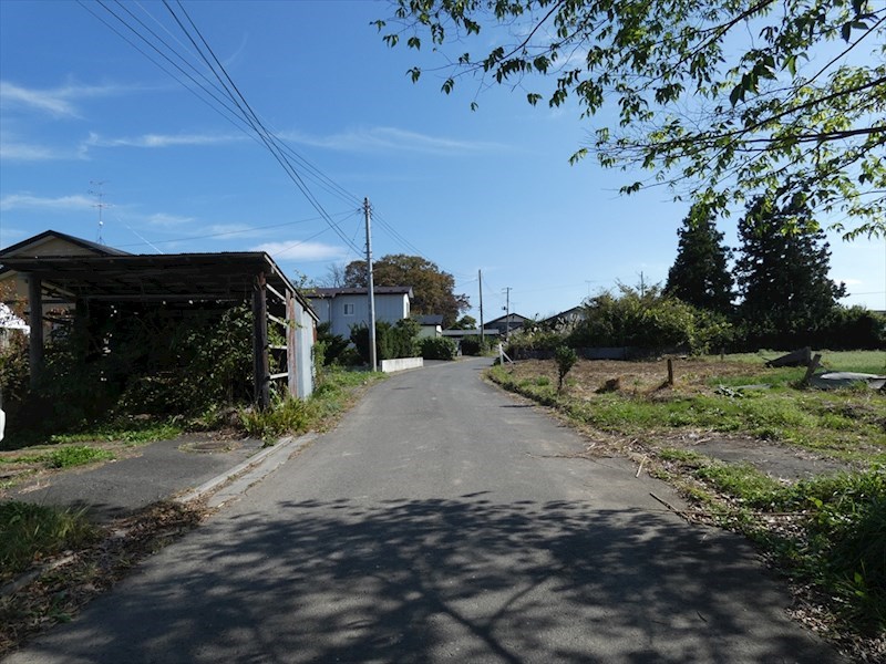 2531　上北郡おいらせ町三本木　土地※ただ今商談中です 現地写真（前面道路含む現地写真）
