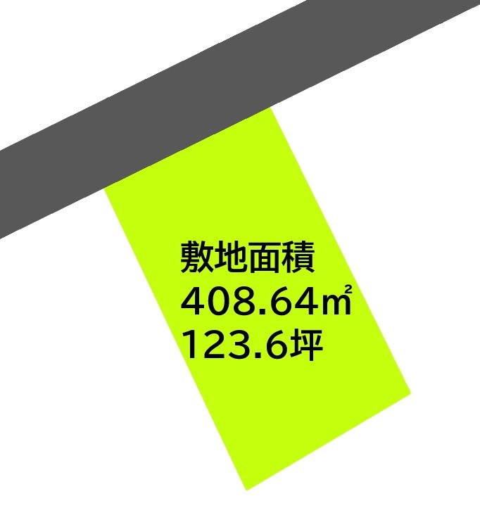 2533　上北郡おいらせ町洋光台3丁目　土地 間取図・土地図