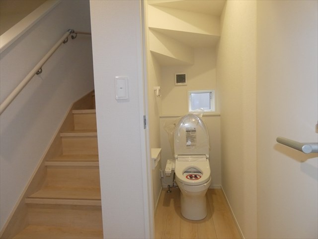 5450　クレイドルガーデン三沢市松園町第5　新築分譲住宅　1号棟※ただ今商談中です 内観写真（トイレ）