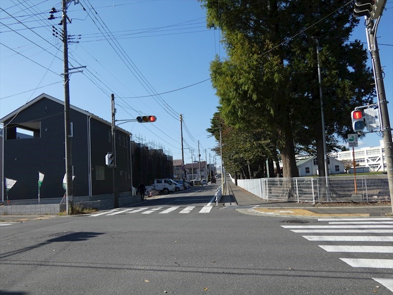 5450　クレイドルガーデン三沢市松園町第5　新築分譲住宅　1号棟※ただ今商談中です 現地写真（前面道路含む現地写真）