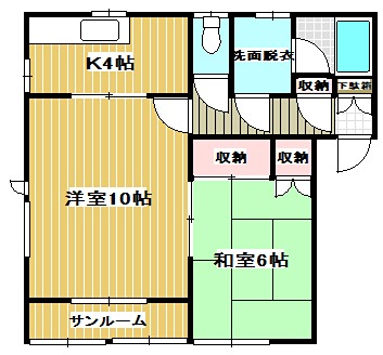 アスコット駅前A 間取り