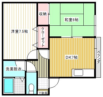 セジュール下長 間取り