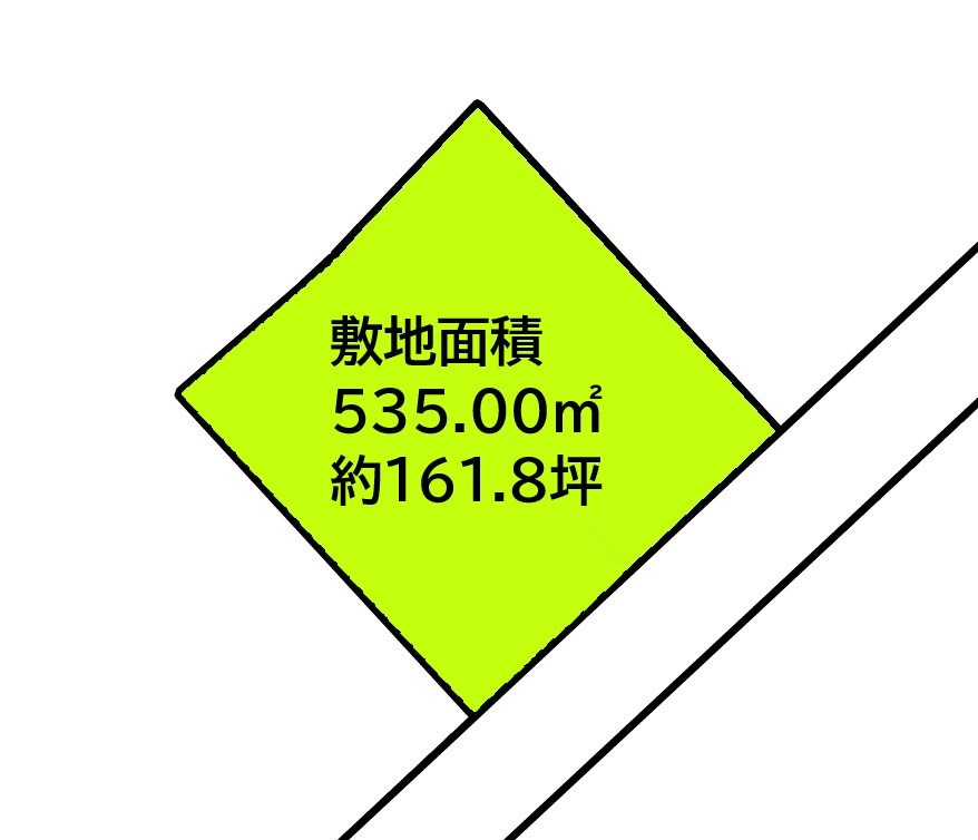 2201　青森県三戸郡階上町大字鳥屋部字沼沢　土地 間取図・土地図