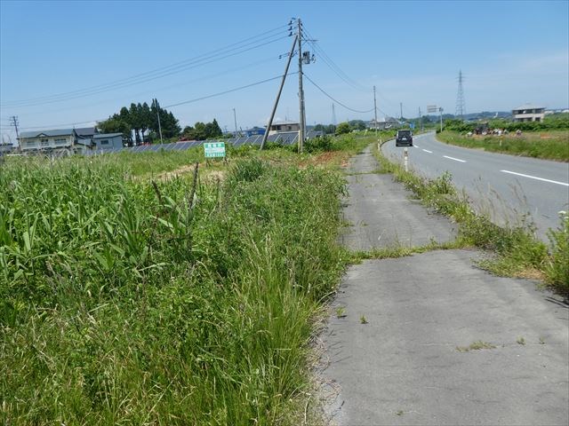 2375　上北郡おいらせ町境田　土地 現地写真