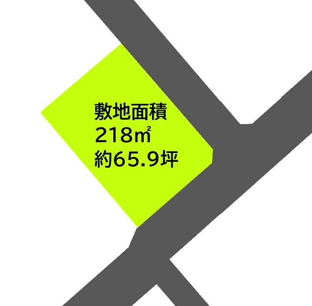 2429　三戸郡階上町蒼前西一丁目　土地 地形図