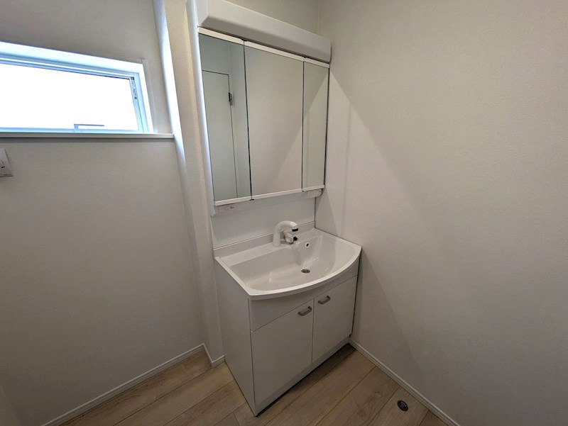 5489　クレイドルガーデン八戸市尻内町第14　新築分譲住宅　4号棟※ただいま商談中です 内観写真（洗面台・洗面所）