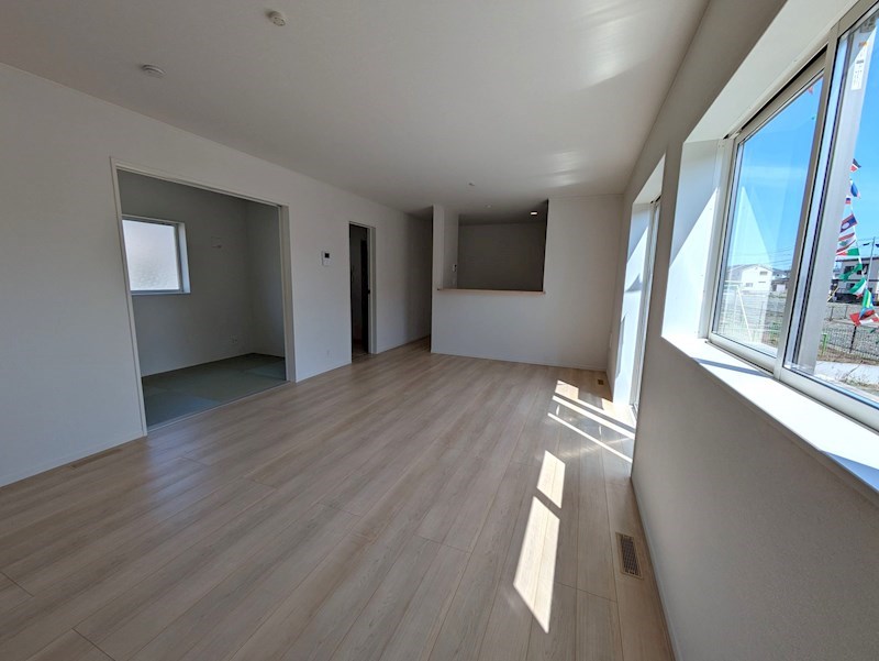 5491　クレイドルガーデン八戸市尻内町第14　新築分譲住宅　6号棟※ただいま商談中です 内観写真（リビング）