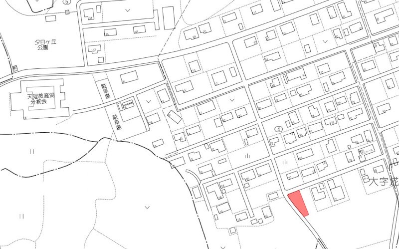 2558　三戸郡南部町埖渡東あかね　土地 現地案内図