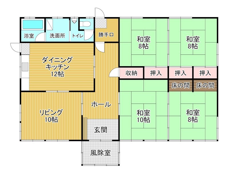 5508　八戸市大字鮫町字堀込下　中古住宅※ただ今商談中です 間取図・土地図