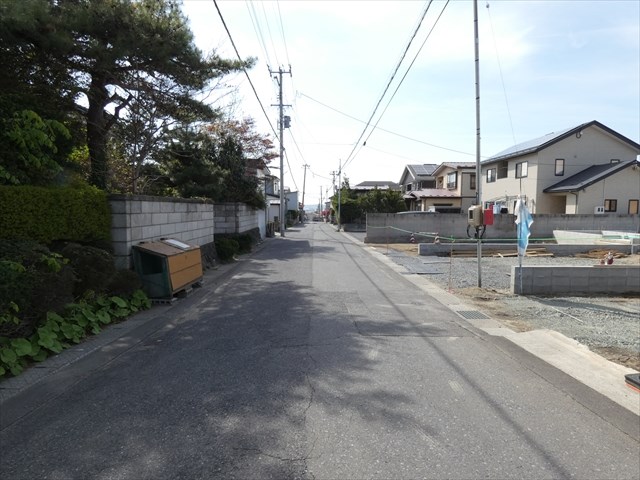 5539　クレイドルガーデン八戸市根城第7　新築分譲住宅　2号棟※ただいま商談中です 現地写真（前面道路含む現地写真）