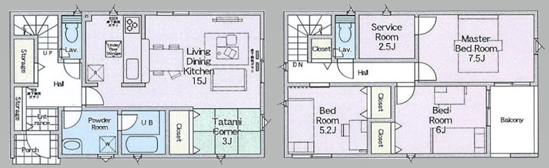 5544　クレイドルガーデン三沢市東町第2　新築分譲住宅　1号棟※ただいま商談中です 間取図・土地図
